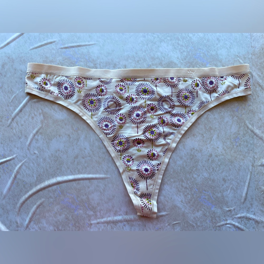 Victoria secret body by victoria low rise cotton thong Panties l new